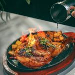 Flaming Chicken on Fire